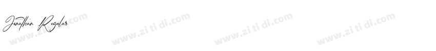 Jonathan Regular字体转换